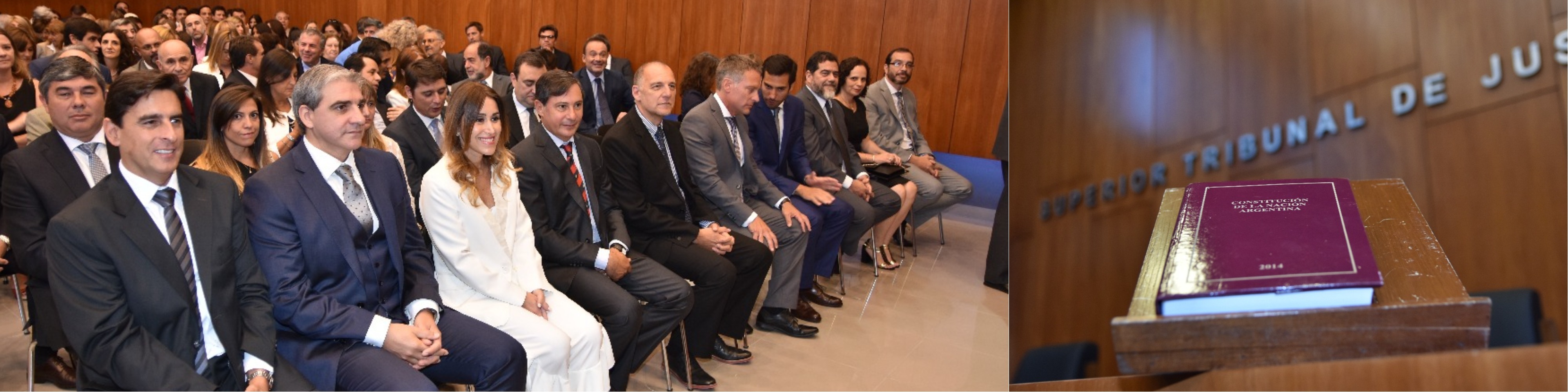 El STJ tomó juramento y puso en funciones a 15 nuevos jueces titulares de Gualeguaychú, Gualeguay, C. del Uruguay, Concordia y Paraná El STJ tomó juramento y puso en funciones a 15 nuevos jueces titulares de Gualeguaychú, Gualeguay, C. del Uruguay, Concordia y Paraná
