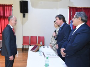 Dr. Leonardo Portela al momento de la jura.