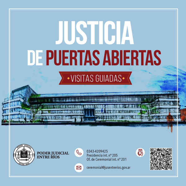 Visitas guiadas al edificio de Tribunales de Paraná Visitas guiadas al edificio de Tribunales de Paraná
