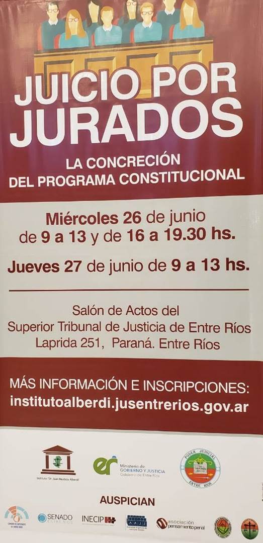 Castrillon: “la participación popular en la Justicia debe ser una realidad”. Castrillon: “la participación popular en la Justicia debe ser una realidad”.